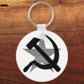 Porte-clés Marteau noir soviétique et faucille (Recto)