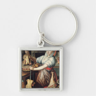 Porte-clés Martha préparant le dîner pour Jésus