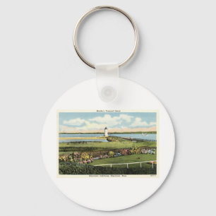 Porte-clés Martha's Vineyard c1925 de phare d'Edgartown