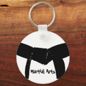 Porte-clés Martial Arts Black Belt Porte - clé (Recto)