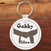 Porte-clés Martial Arts Brown Belt (Recto)