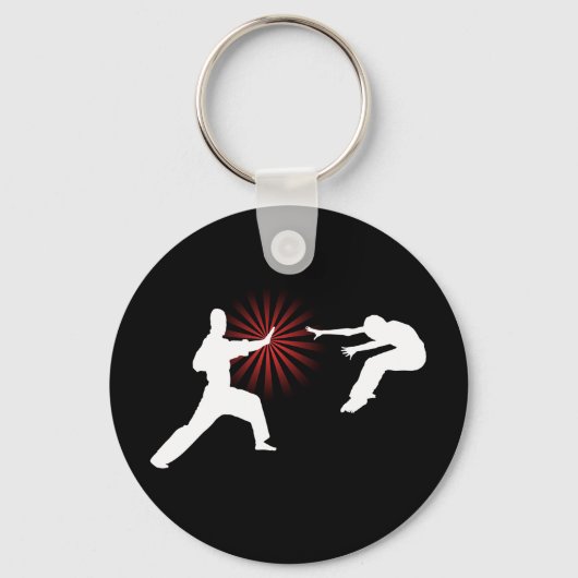 Porte-clés Martial Arts Energy Silhouette (Recto)
