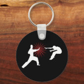 Porte-clés Martial Arts Energy Silhouette (Verso)