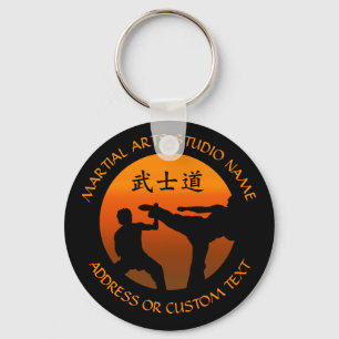 Porte-clés Martial Arts Karate Taekwondo Kung Fu Studio Propr