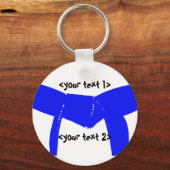 Porte-clés Martial Arts Light Ceinture Bleue (Recto)