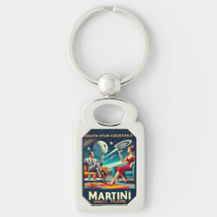 Porte-clés Martini Space Affiches de voyage Death Star Cockta