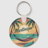Porte-Clés Martinique Plage | Keychain (Recto)