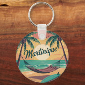 Porte-Clés Martinique Plage | Keychain (Recto)