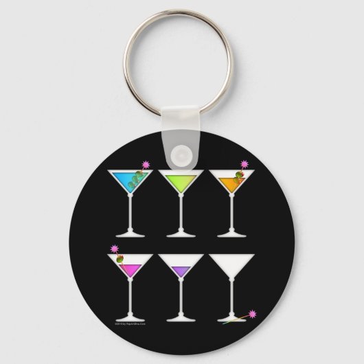Porte-clés - Martinis En vente, en vente, VENDU (Recto)