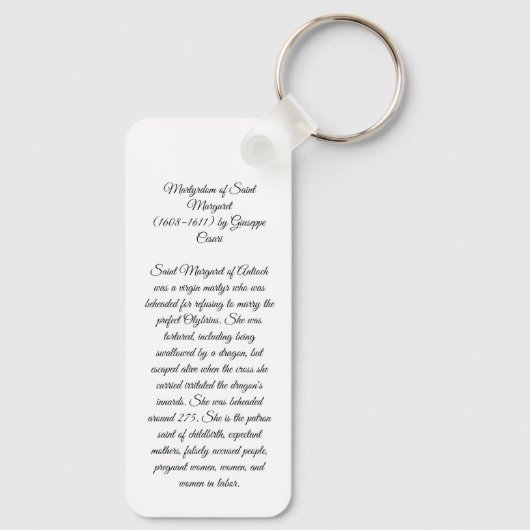 Porte-clés Martyre de Saint-Margaret (Verso)