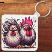 Porte-clés "Marv & Mary Silkie" Duo Aluminum Keychain (Verso)