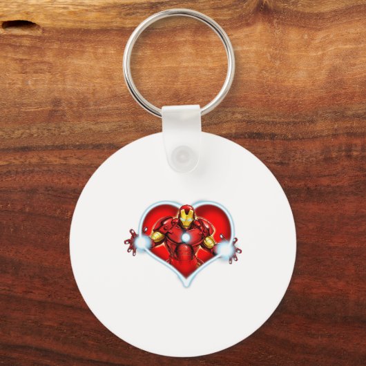 Porte-clés Marvel Iron Man Heart Blaster Glow Valentine Graph (Recto)