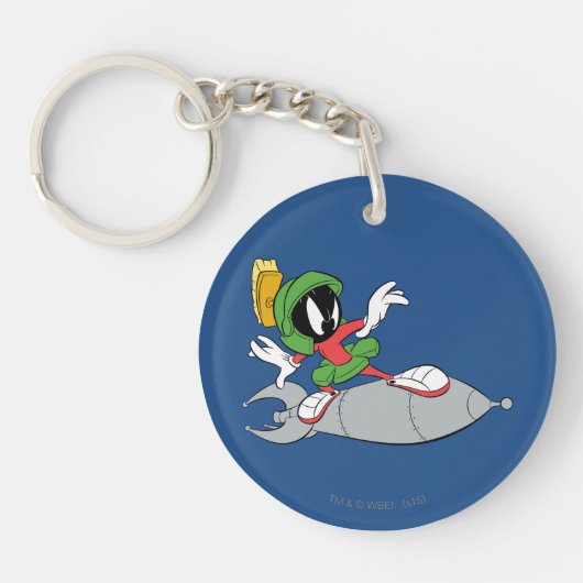 Porte-clés MARVIN MARTIAN™ Riding Rocket (Devant)