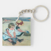 Porte-clés Mary Cassatt - Enfants jouant sur la plage (Dos)
