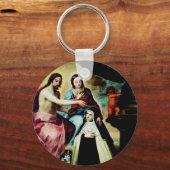 Porte-clés Mary Magdalene de Pazzi par Pedro de Moya (Recto)