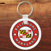 Porte-clés Maryland de Baltimore (Recto)