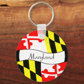 Porte-clés Maryland - DRAPEAU - Nom (Recto)