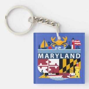 Porte-clés Maryland, États-Unis d'Amérique