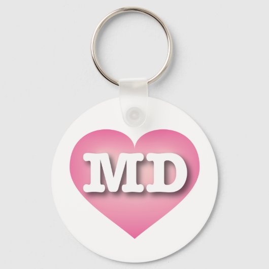Porte-clés Maryland Rose Fade Heart - J'aime MD (Recto)