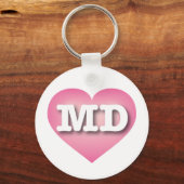 Porte-clés Maryland Rose Fade Heart - J'aime MD (Recto)