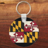 Porte-clés Maryland State Drapeau Swag Marchandises (Recto)