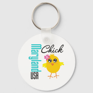 Porte-clés Maryland USA Chick