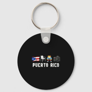 Porte-clés Más Fotos Porto Rico Drapeau Ricain Sapo Concho