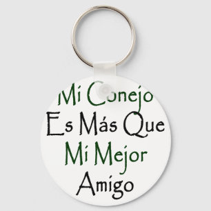 Porte-clés MAS Que MI Mejor Amigo de MI Conejo es