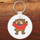 Porte-clés Mascotte Bulldog (Recto)