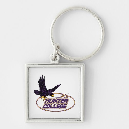 Porte-clés Mascotte des Hawks de Hunter College (Devant)
