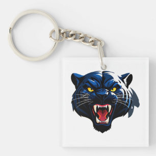 Porte-clés Mascotte Féline Rugissante Féroce