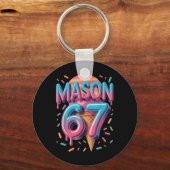 Porte-clés Mason 67 Mème Glace Bysebyll Drip _1 (Recto)