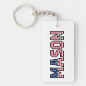 Porte-clés Mason Name Vorname USA Flagge Anhänger Schlüssel (Devant)