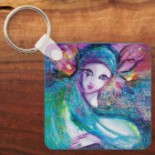 Porte-clés MASQUE BLEU / Masques de Venise (Recto)