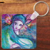 Porte-clés MASQUE BLEU / Masques de Venise (Verso)