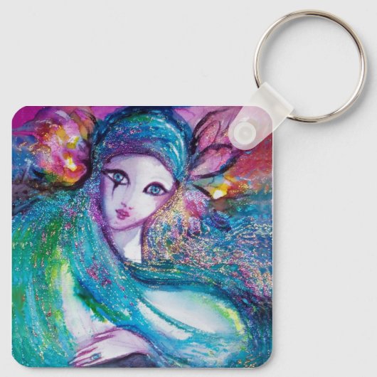 Porte-clés MASQUE BLEU / Masques de Venise (Dos)