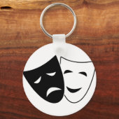 Porte-clés Masque De Comédie Et De Tragédie (Recto)