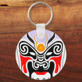 Porte-clés Masque de dragon tribal (Recto)