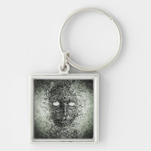 Porte-clés Masque de fils Abstraits (Devant)