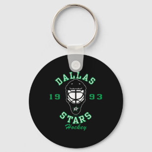 Porte-clés Masque de hockey des Dallas Stars noir sous licenc
