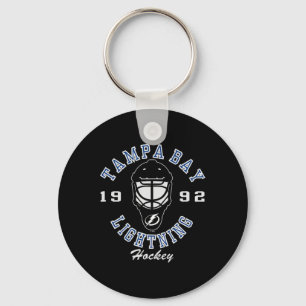 Porte-clés Masque de hockey Tampa Bay Lightning noir officiel