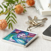 Porte-clés MASQUE EN BLEU / Masques vénitiens (Côté)