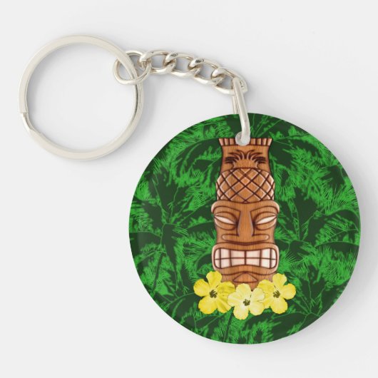 Porte-clés Masque hawaïen de Tiki (Devant)