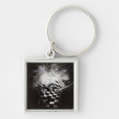 Porte-clés Masque mystique avec spirales temporelles (Devant)