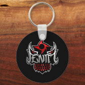 Porte-clés Masque Penta En Couleur Noire _1 (Recto)