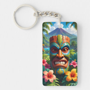 Porte-clés Masque Tiki