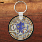 Porte-clés Masque tribal africain (Recto)