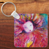 Porte-clés MASQUERADE VENITIEN,MASQUE ROUGE rose (Recto)