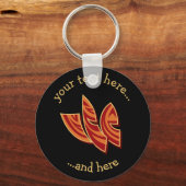 Porte-clés Masques africains (Recto)