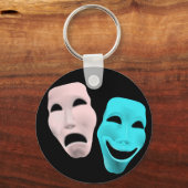 Porte-clés Masques de comique (Recto)